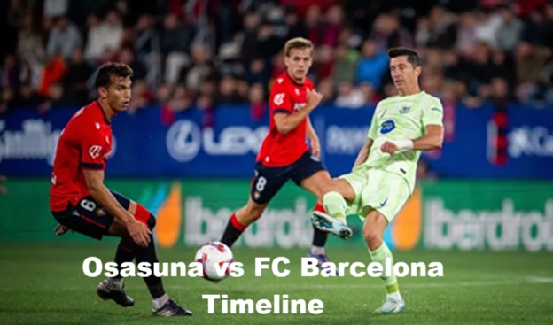 Osasuna vs FC Barcelona Timeline